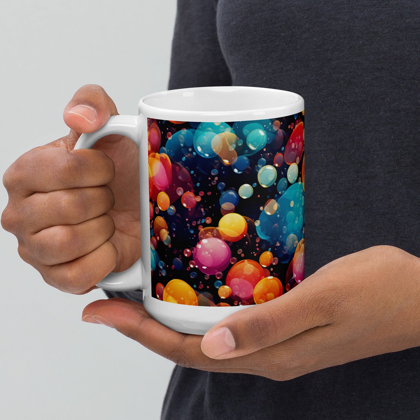 Bubbles Bubbles Ceramic Mug