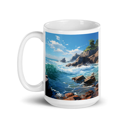 Sending Out Positive Waves Ceramic Mug