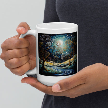 Take a Cue from Winter, Rest & Relax Ceramic Mug