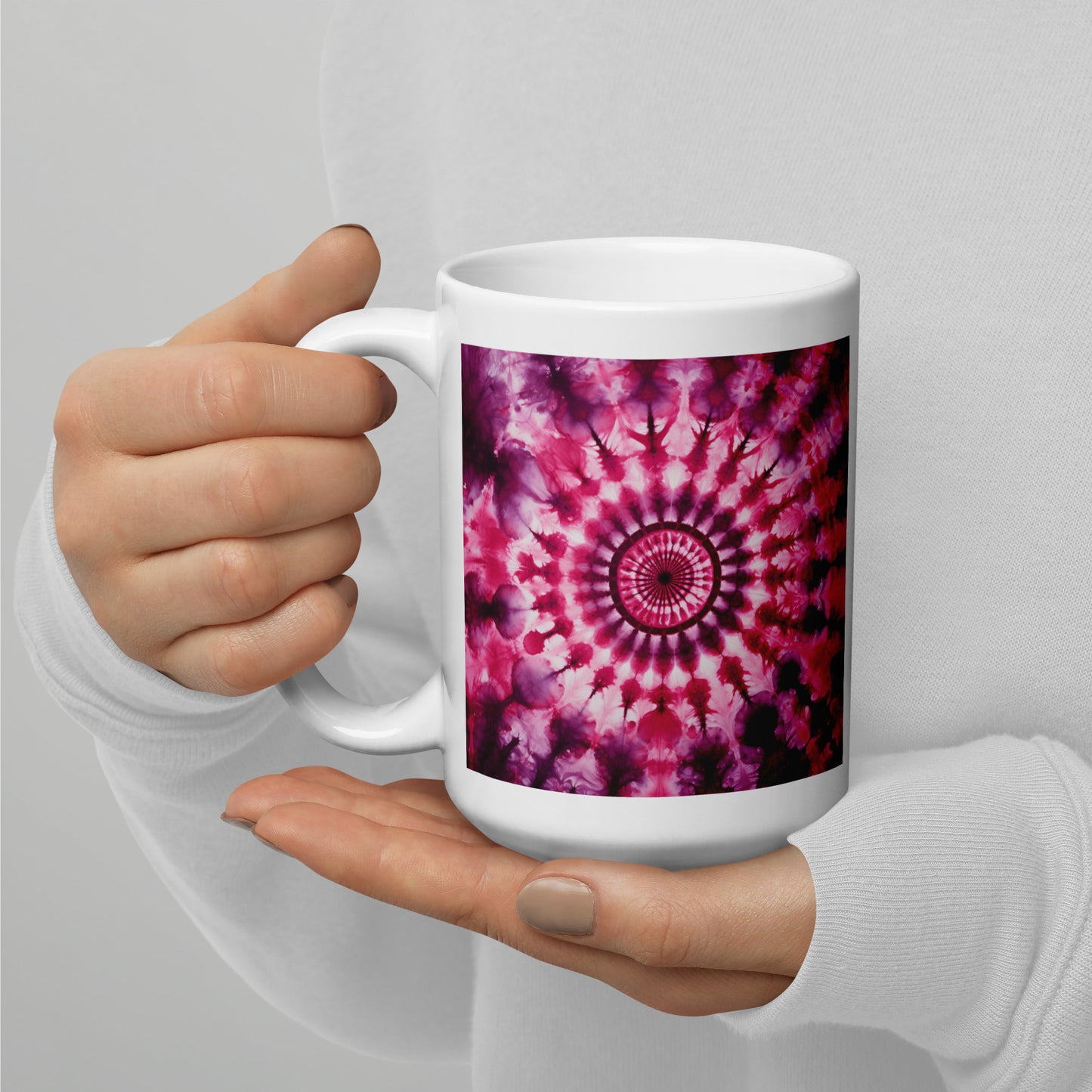 Peace, Love and Tie Dye Vibes Ceramic Mug