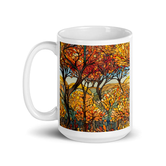 Let Autumn Remind You, It's Okay to Let Go Ceramic Mug