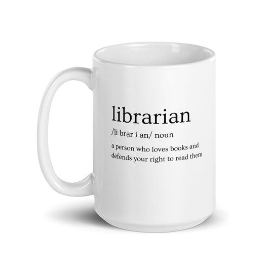 LIbrarian Definition Cermaic Mug