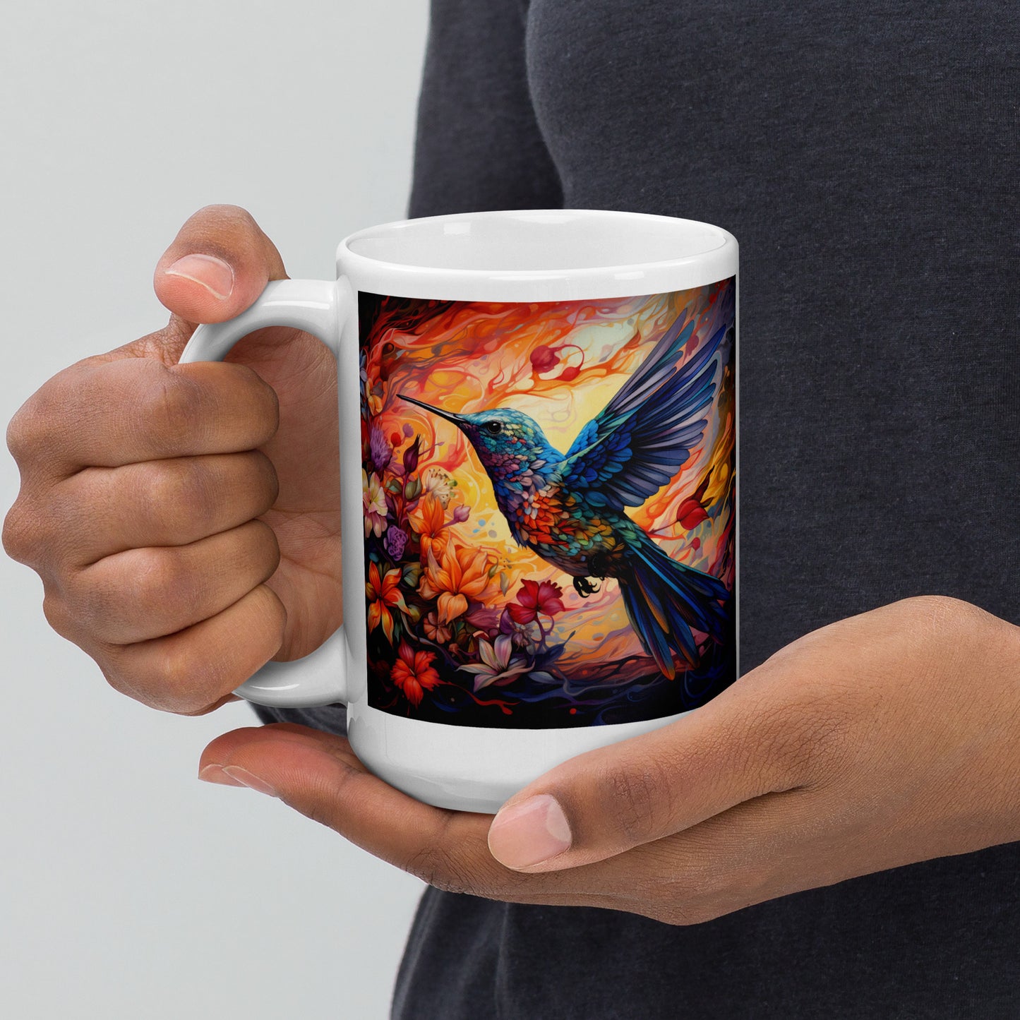 Hummingbird Spirit Animal Ceramic Mug