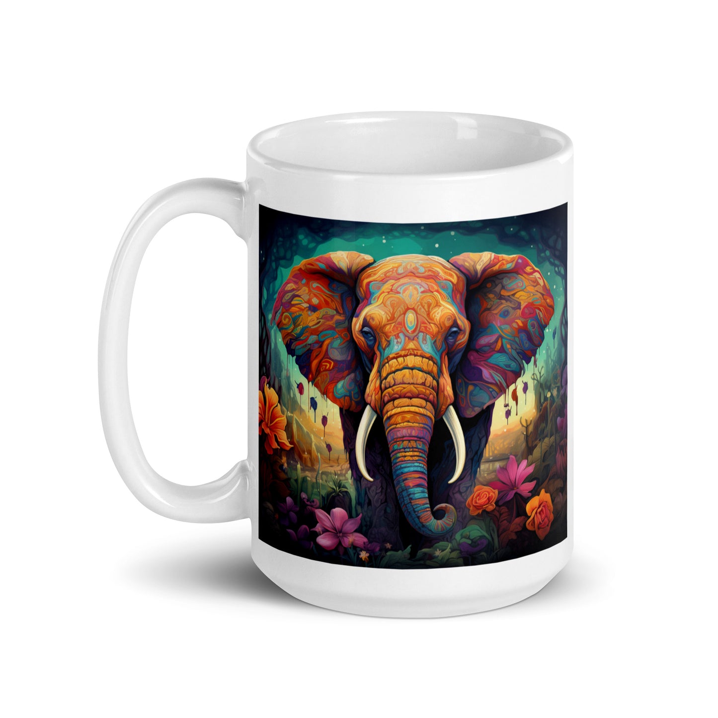 Elephant Spirit Animal Ceramic Mug