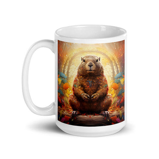 Groundhog Spirit Animal Ceramic Mug