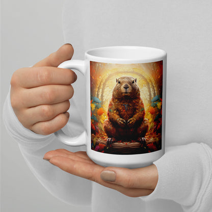 Groundhog Spirit Animal Ceramic Mug