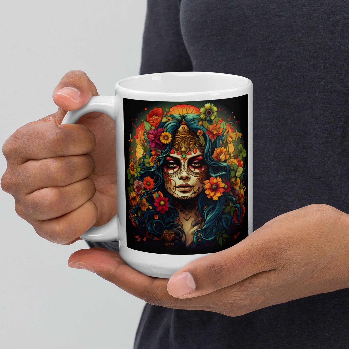 You Are Here to Explore & Experience. Enjoy the Process Ceramic Mug