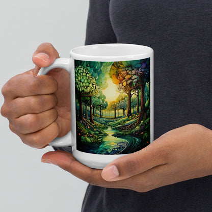 Hug a Tree, Plant a Smile Ceramic Mug