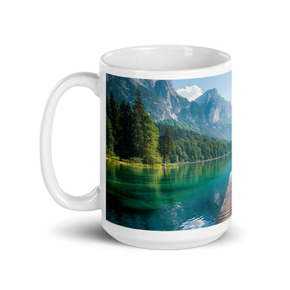 The Lake is My Therapy Ceramic Mug