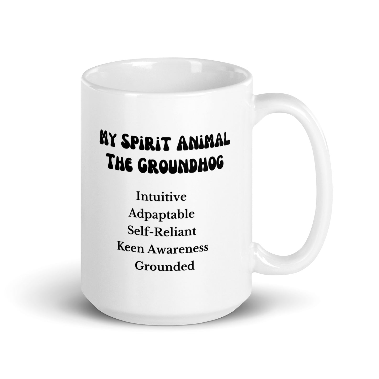 Groundhog Spirit Animal Ceramic Mug