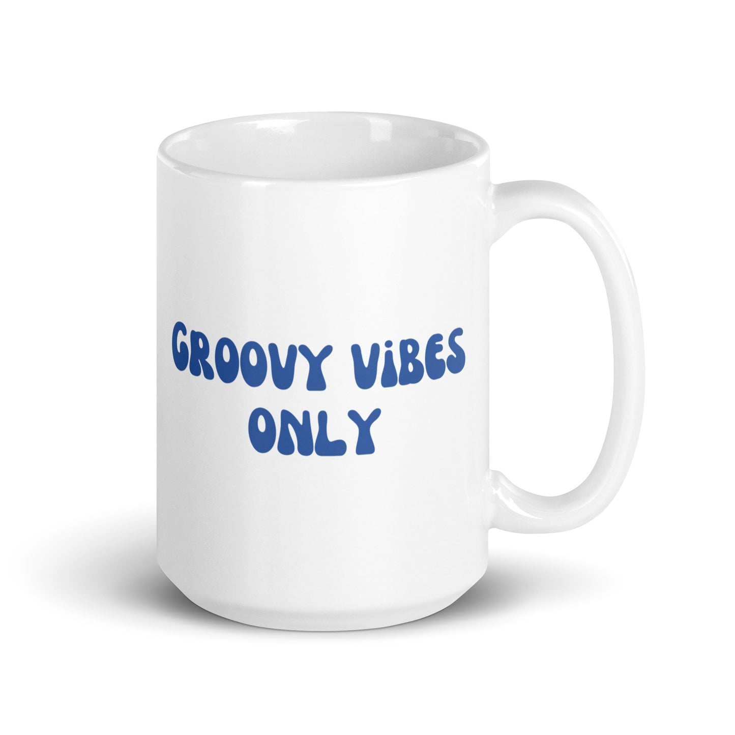 Groovy Vibes Only Cermaic Mug