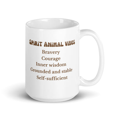 Bear Spirit Animal Ceramic Mug