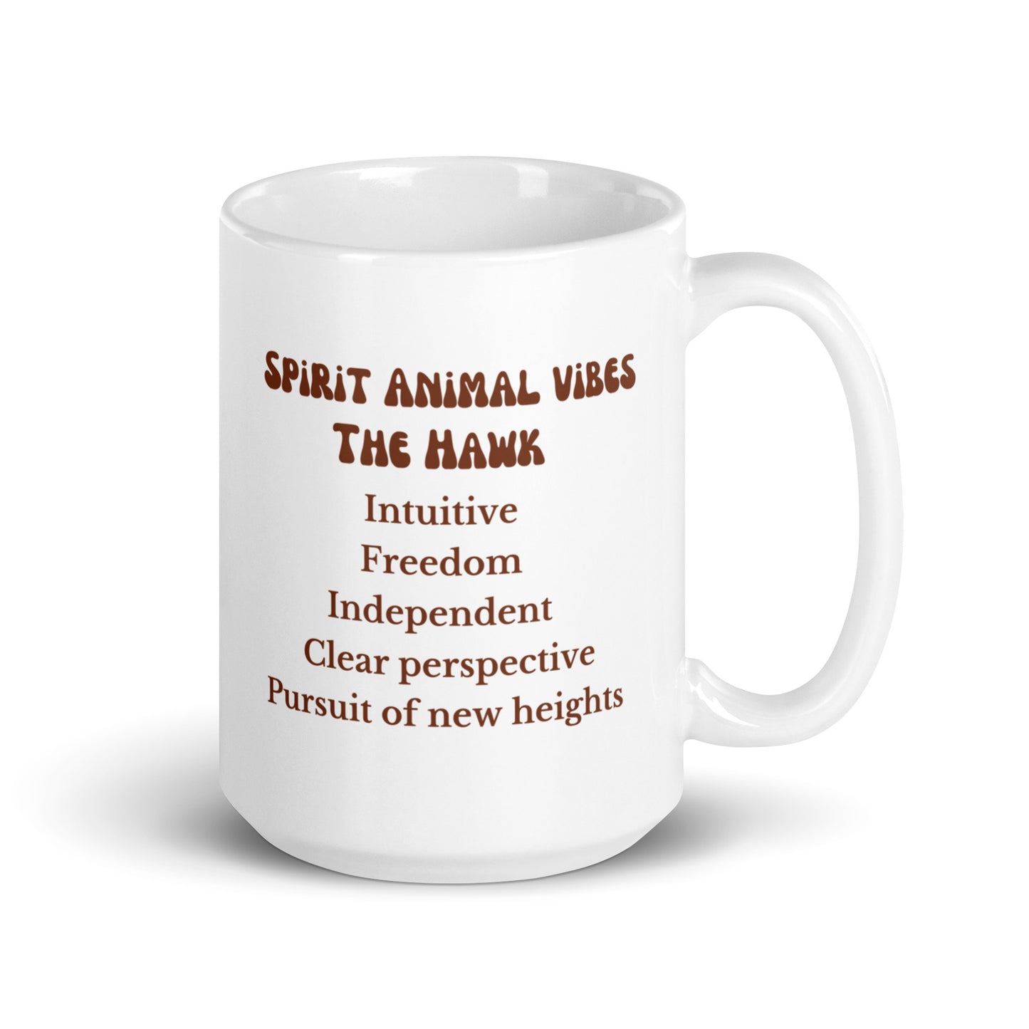 Hawk Spirit Animal Ceramic Mug