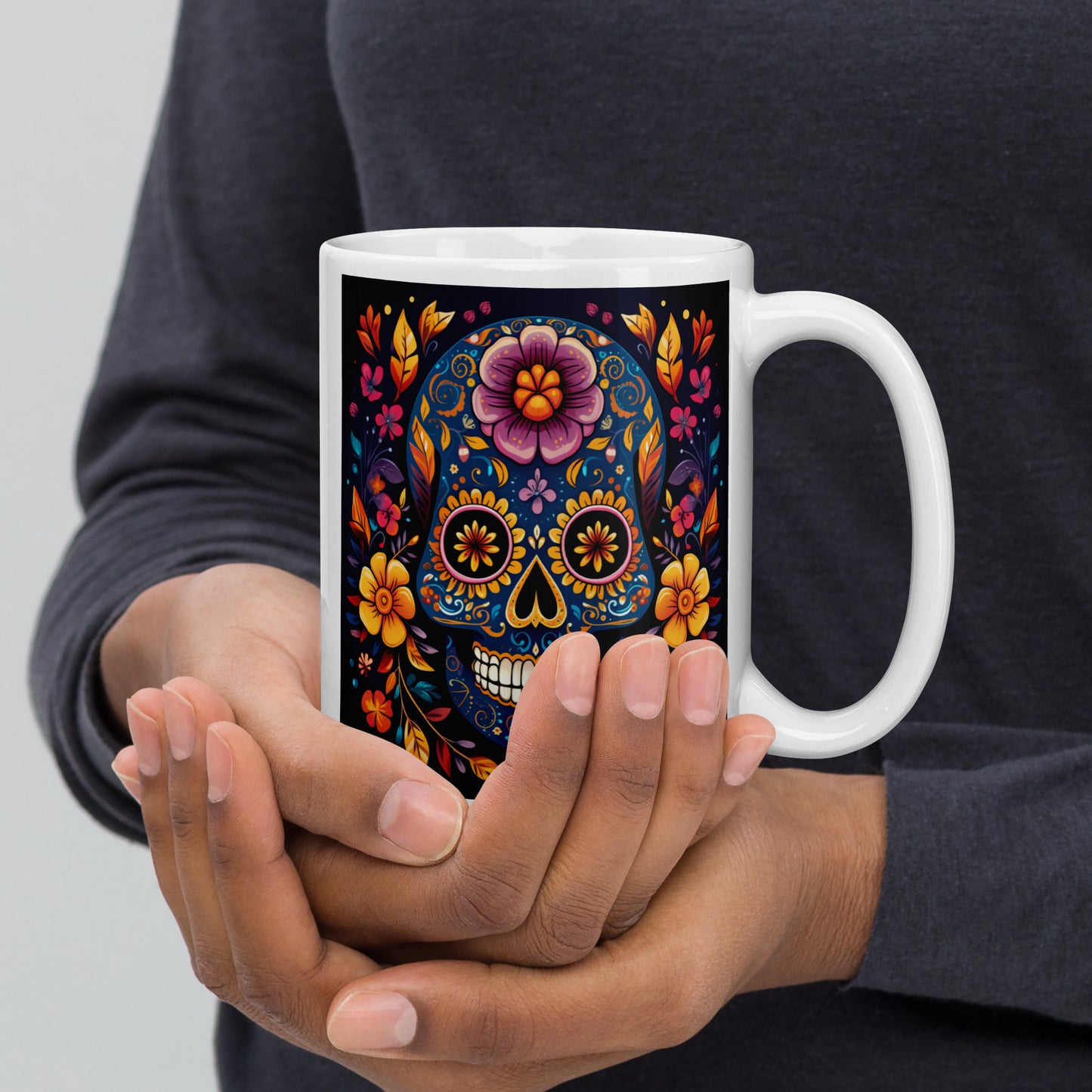 Day of the Dead Sugar Skulls Ceramic Mug