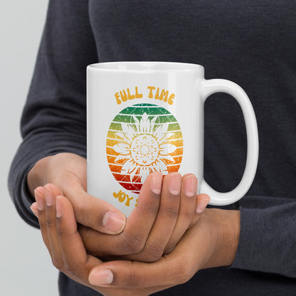 Full Time Joy Seeker Sunflower Ceramic Mug