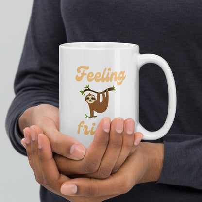 Feeling Frisky Sloth Ceramic Mug