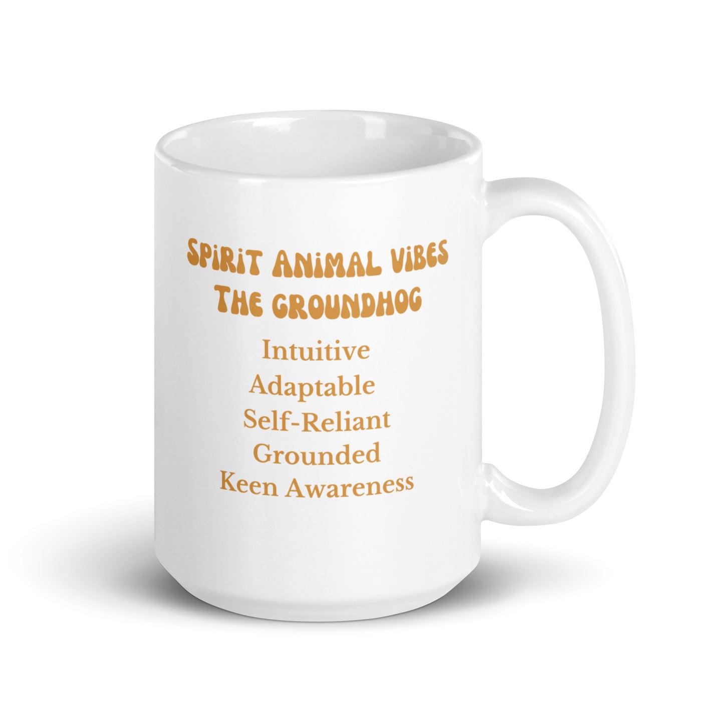 Groundhog Spirit Animal Ceramic Mug