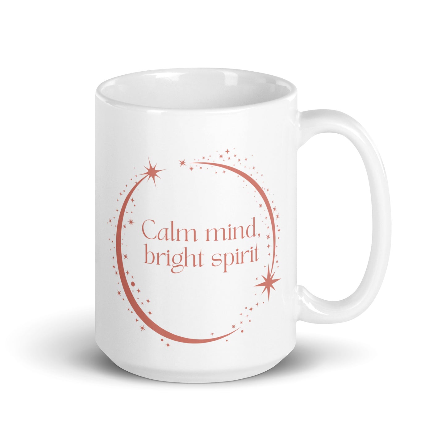 Calm Mind, Bright Spirit Ceramic Mug