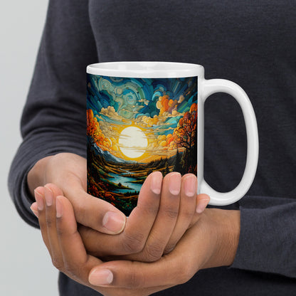 Sunny Landscape Ceramic Mug