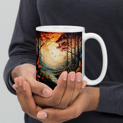 Butterfly Landscape Ceramic Mug