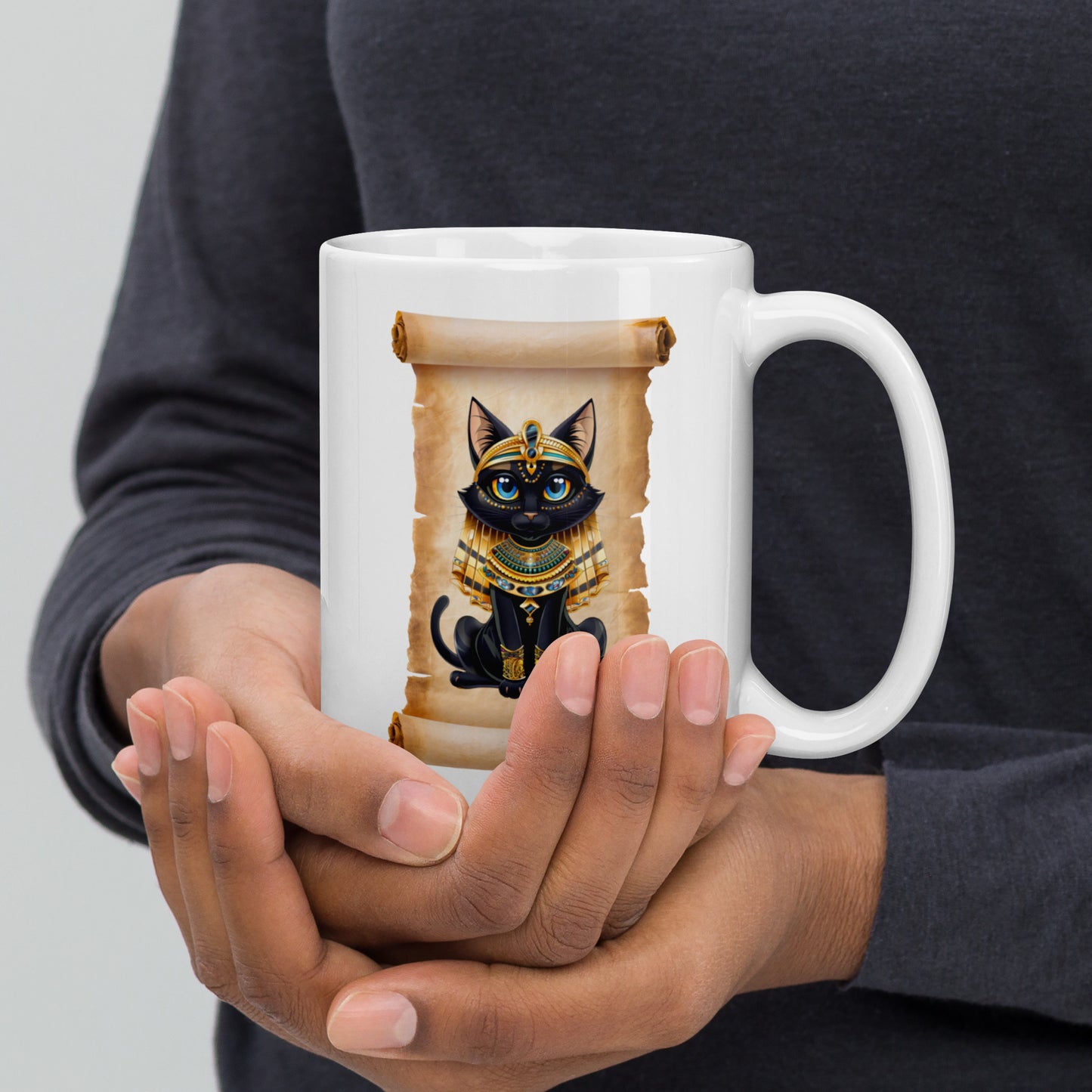 Egyptian Cat Ceramic Mug